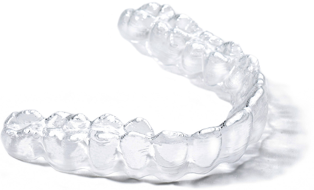 Alineador dental transparente